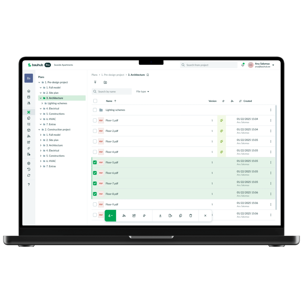 Admicom bauhub project management software